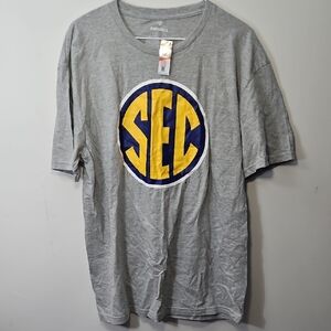 Fanatics Gray SEC Logo Short Sleeve Tee